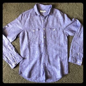 Express Button Down - Purple